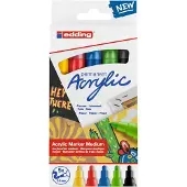 Edding Rotulador Acrylic 5100-5-s 5 Unidades