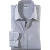 Olymp Camisa de negocios 'Level 5' gris claro