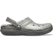Crocs Zuecos CLASSIC LINED CLOG mujer - Gris - 38 / 39