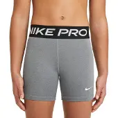Nike Pantalón deportivo 'Pro' gris moteado / negro / blanco