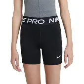 Nike - Girl's Pro Shorts - Pantalones cortos de running size M, negro