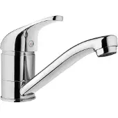 Invena Grifería monomando para lavabo de suelo con caño móvil