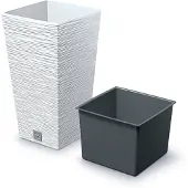 Prosperplast Maceta 11l Furu Collection 26.5x26.5x50 Cm