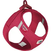 Curli Vest Harness Clasp Air-Mesh - Rojo - XXXS