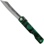 Higonokami Navaja Blue Paper Steel Jade
