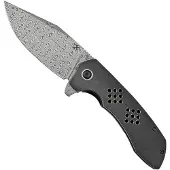 Kansept Knives Navaja Entity Framelock Damascus