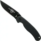 Ontario Navaja RAT-2 D2, negro, negro