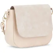 Expatrié Bolso de hombro 'Louise Large' piel / beige claro