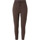 ONLY Pantalón plisado 'Poptrash' marrón oscuro