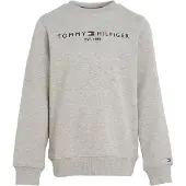 Tommy Hilfiger Sudadera azul noche / gris moteado / rojo / blanco