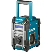 Makita MR 003 GZ Radio de trabajo sin cable 12 V - 40 V DAB DAB+ FM 3,5 mm AUX USB IP64 - sin batería, sin cargador