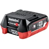 Metabo Paquete de baterías LiHD 12 V 4,0 Ah / 4000 mAh Li-Ion con indicador de nivel de carga ( 625349000 )