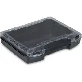 L-BOXX 6100000336 i-BOXX Kleinteilekoffer 72 Schwarz/Transparent