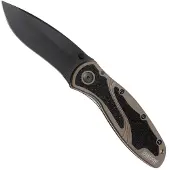 Kershaw Navaja Blur, negro, verde olivo