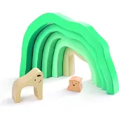 Hape Oso Polar Ártico Apilando Bloques