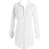 Hanro Camiseta de noche ' Cotton Deluxe 90cm ' blanco
