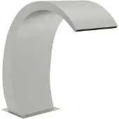 vidaXL Cascada para piscina con luces LED, 22x60x70 cm, acero inoxidable 304
