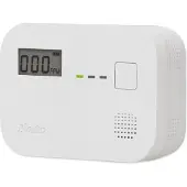 Alecto DETECTOR DE MONÓXIDO DE CARBONO COA3910, detector de monóxido de carbono, electroquímico, para uso doméstico, inalámbrico, 85 dB, color blanco
