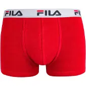 FILA Calzoncillo boxer gris / rojo / blanco