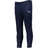 Puma Pantalón deportivo 'TeamRise' azul oscuro / blanco