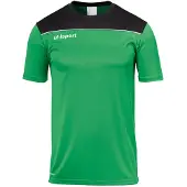 Uhlsport Camiseta funcional verde / negro / blanco