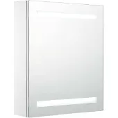 vidaXL , armario espejo con iluminación LED, 50x13,5x60 cm