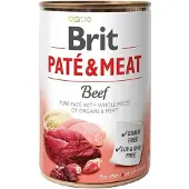 Brit Paté Y Carne De Res 400g 6 Unidades