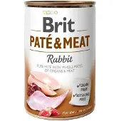 Brit Paté De Carne Con Conejo Para Perros Adultos 6x400g