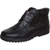 Waldlaufer Botas 'Weitschaftstiefel Herren 613901 Echtleder in schwarz' negro