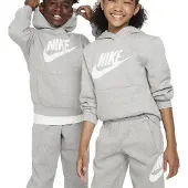 Nike Sudadera 'Club FLC' gris moteado / blanco
