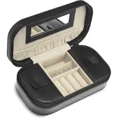 Gillian Jones Set De Accesorios De Belleza Jewelry Box Travel-black