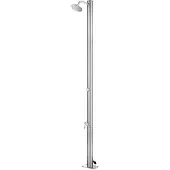 vidaXL Ducha de jardín de 215 cm, acero inoxidable