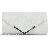 Tamaris Bolso de noche 'Amalia' plata