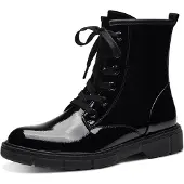 Marco Tozzi Botines con cordones negro
