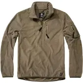 Brandit Jersey 'Troyer Ripstop' oliva / negro