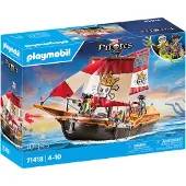 Playmobil Juego De Construcción De Barcos Piratas
