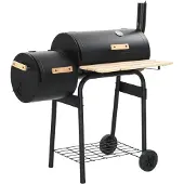 vidaXL Parrilla de carbón clásica, barbacoa y ahumador