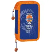 Safta Estuche Valencia Basket Small Double Filled 28 Pieces