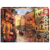 Educa Rompecabezas Atardecer En Venecia 1500 Piezas
