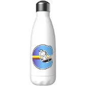 Snoopy Botella Personalizada Letra C Acero Inoxidable 550ml