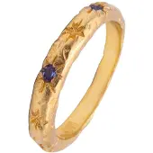 Haze&Glory Anillo 'Starlover' añil / oro