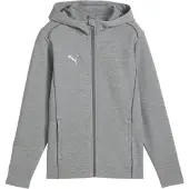 Puma Sudadera con cremallera deportiva 'Team Final' gris