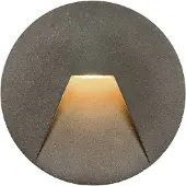 VIOKEF Aplique empotrable LED Space, gris, Ø 12 cm