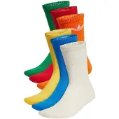 Adidas Calcetines Crew Trefoil Cushion 6 Unidades