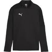 Puma Camiseta funcional 'Team Final' negro / blanco