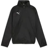 Puma Chaqueta deportiva 'TeamGoal' negro / blanco