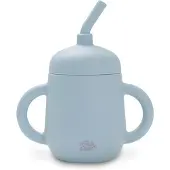 Interbaby Insi007 Vaso De Vidrio Sin Bpa + Pajita Silicona