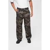 Brandit Pantalón cargo marrón oscuro / taupe / verde oscuro