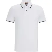 Hugo Boss Camiseta 'Passertip' negro / blanco