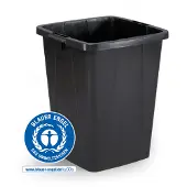 Durable Contenedor de residuos DURBIN ECO (90 litros, negro)